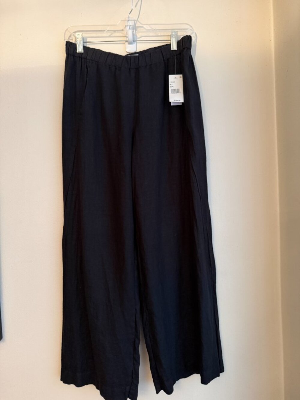 Velvet by Graham & Spencer black linen pants. Style is LOLA03. Size S. NWT. - Picture 3 of 8